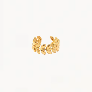 Olive Branch Leaf Ring