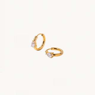 Teardrop Zirconia Earring