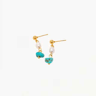 Turquoise Perla Earring