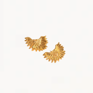 Irregular Ruffle Earring